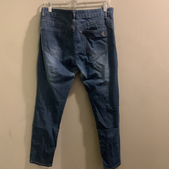 V.I.P Medium Wash Ripped Jeans - Picture 2 of 2